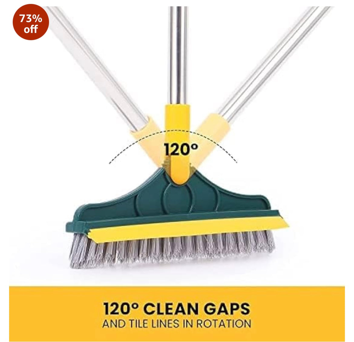 Bathroom tiles cleaner brush